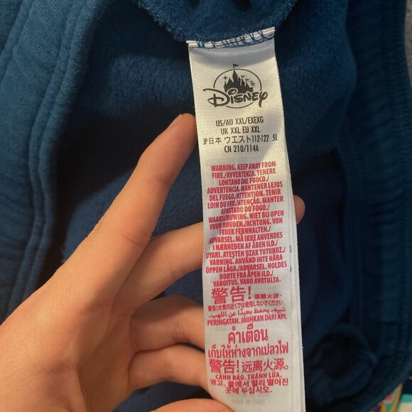 Walt Disney World Jogger Size XXL Green Tapered Sweatpants Mickey Pluto Donald - Picture 9 of 11